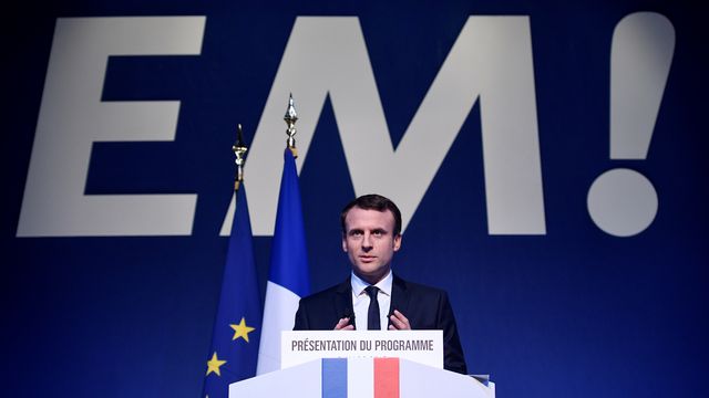 Emmanuel Macron s'est présenté devant la presse jeudi. [Lionel Bonaventure - afp]