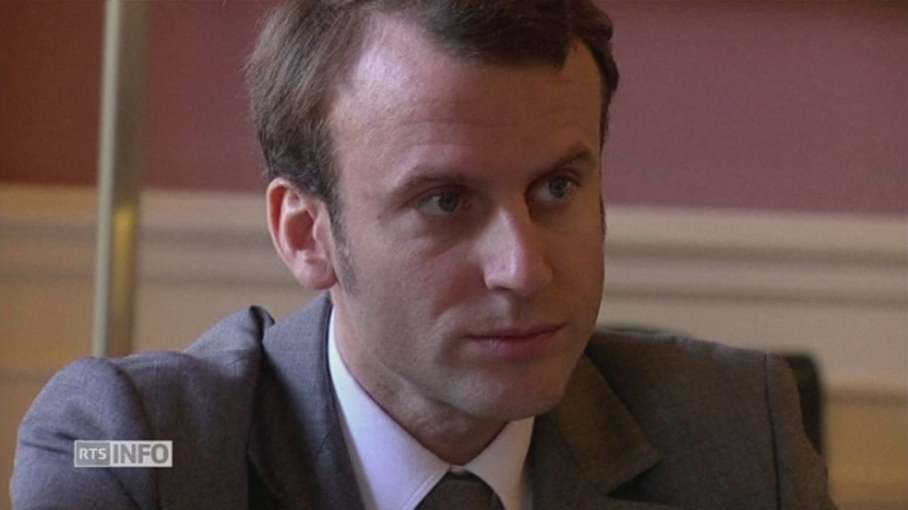 Portrait d'Emmanuel Macron [RTS]