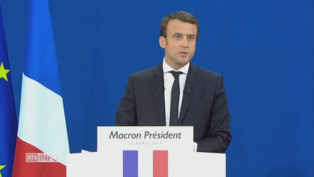Emmanuel Macron: "Réconcilier notre France pour gagner" [RTS]
