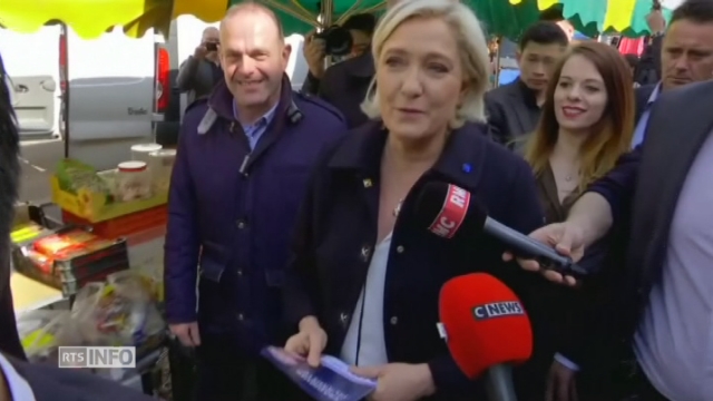 Marine Le Pen: "Je suis la candidate du peuple" [RTS]