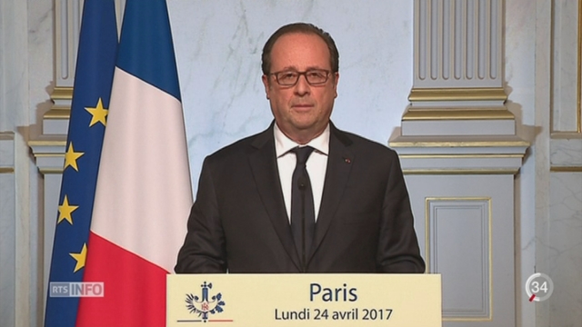 Présidentielles françaises: Hollande votera Macron [RTS]