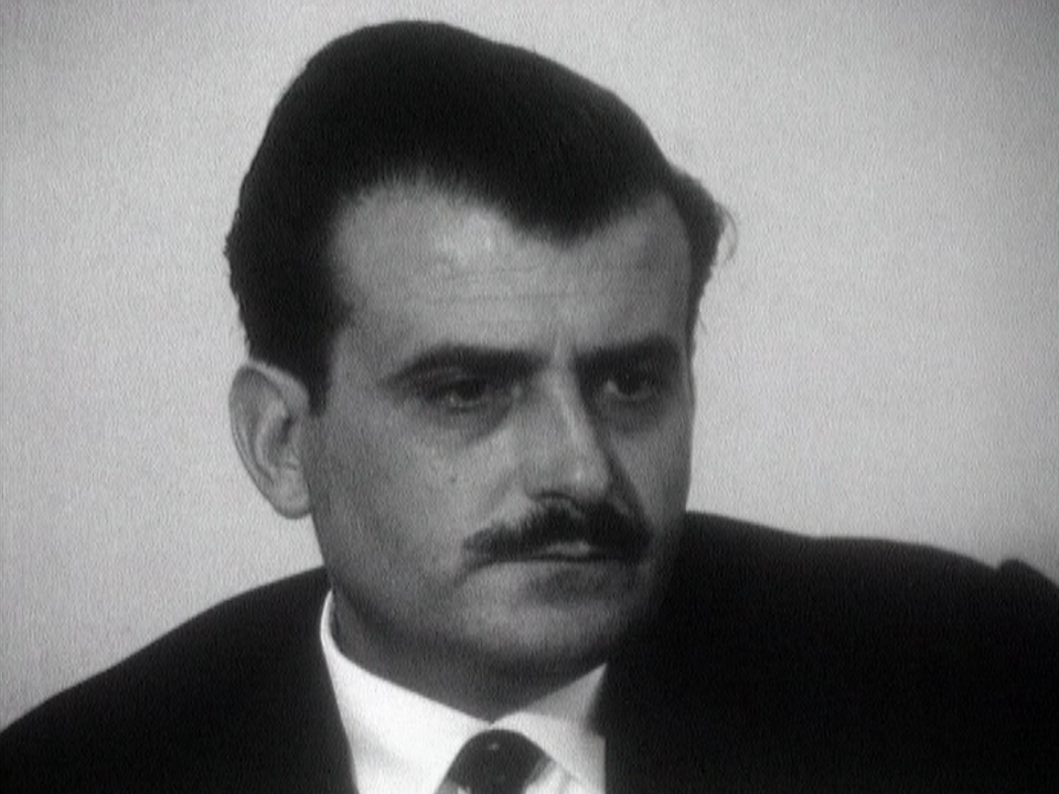 Journaliste grec victime du régime des colonels en Grèce, 1967. [RTS]
