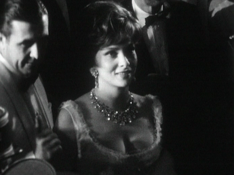 Gina Lollobrigida à Cannes en 1961. [RTS]