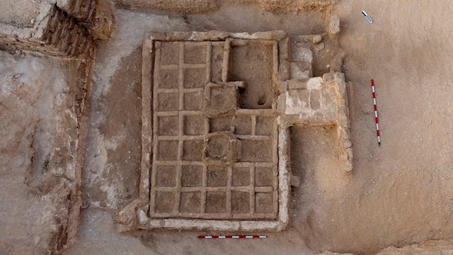 Les restes d'un "jardin funéraire" vieux de 4000 ans retrouvés dans le secteur de Draa Abul Naga, près de Louxor, en Egypte. [HO / EGYPTIAN ANTIQUITIES MINISTRY / AFP - AFP]