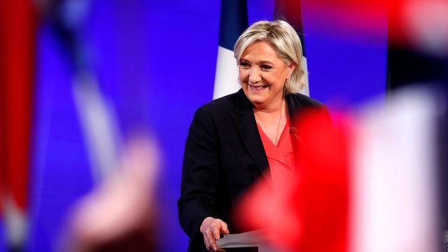 Marine Le Pen a obtenu plus de 10 millions de voix. [EPA/Jan Langsdon - keystone]