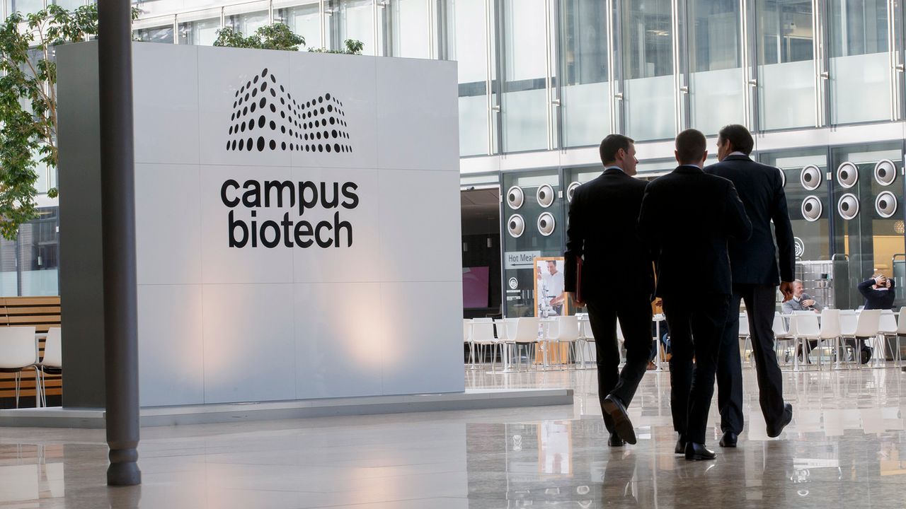 Le campus biotech à Genève. [Salvatore Di Nolfi - Keystone]