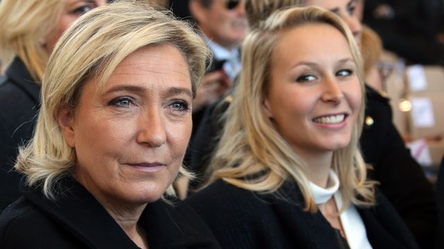 Marine Le Pen et Marion Maréchal-Le Pen en octobre 2015. [Eric Gaillard - afp]