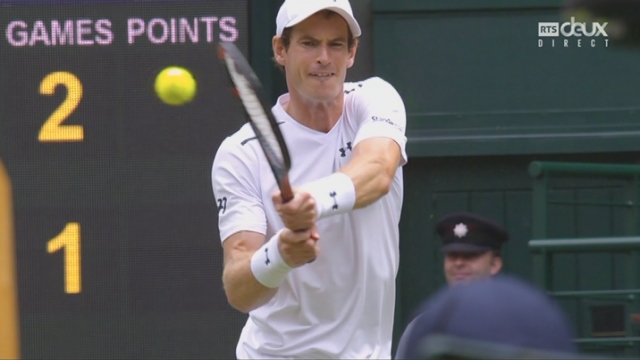 Wimbledon, 1er tour messieurs : Andy Murray (GRB) - Alexander Bublik (KAZ) 6-1 [RTS]