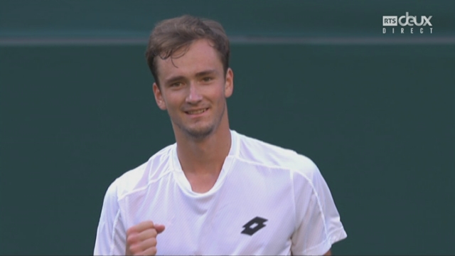 Wimbledon, 1er tour messieurs: Medvedev (RUS) - Wawrinka (SUI) 6-4 3-6 6-4 6-1 [RTS]