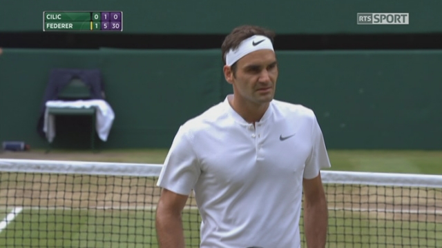 Wimbledon, finale: Federer (SUI) - Cilic (CRO) 6-3 6-1 [RTS]