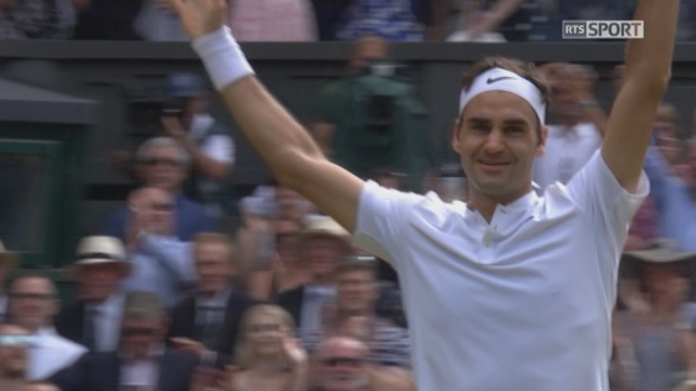 Wimbledon, finale: Federer (SUI) - Cilic (CRO) 6-3 6-1 6-4 [RTS]
