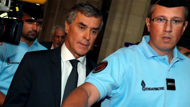 Argent caché: Jérôme Cahuzac à l'ouverture de son procès, 05.09.2016. [Philippe Wojazer - Reuters]