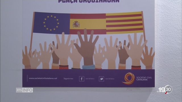 Catalogne: les loyalistes à l'Etat espagnol sont inquiets [RTS]