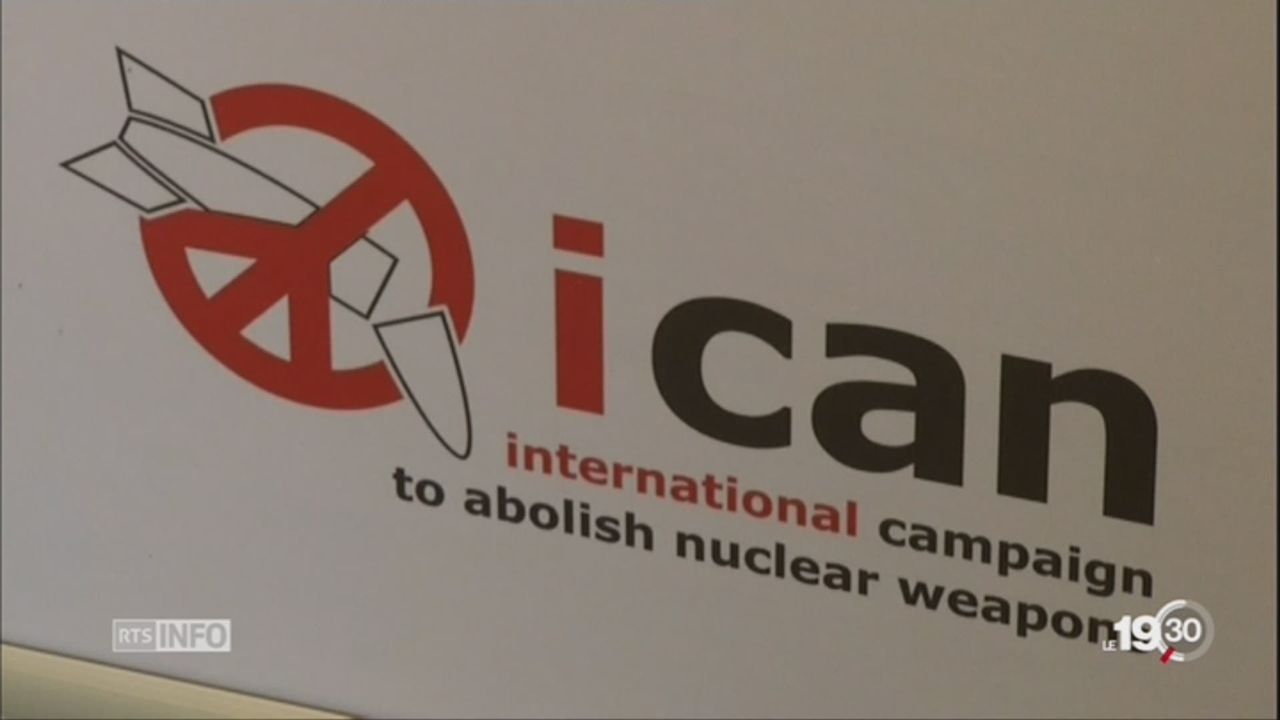 Prix Nobel de la paix: ICAN récompensée [RTS]