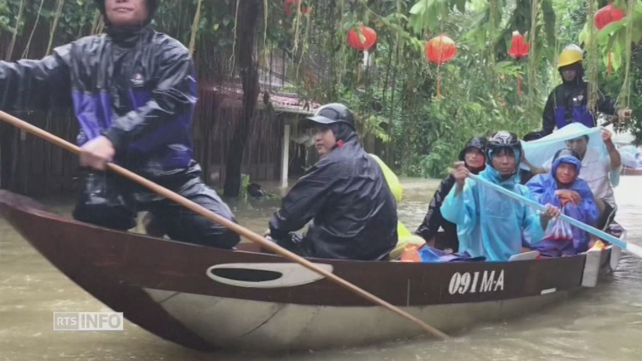 Le Vietnam lourdement frappé par le typhon Damrey [RTS]