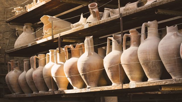 Des découvertes anciennes et des artefacts dans la ville antique de Pompéi en Italie. [Michal - Fotolia]