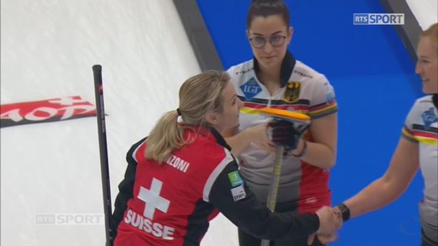 Championnats d'Europe, tour préliminaire dames: Suisse - Allemagne 8-5 [RTS]
