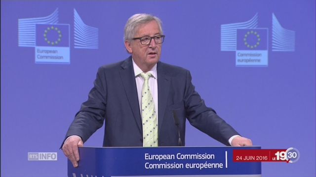 Portrait de Jean-Claude Juncker, Président de la commission européenne [RTS]