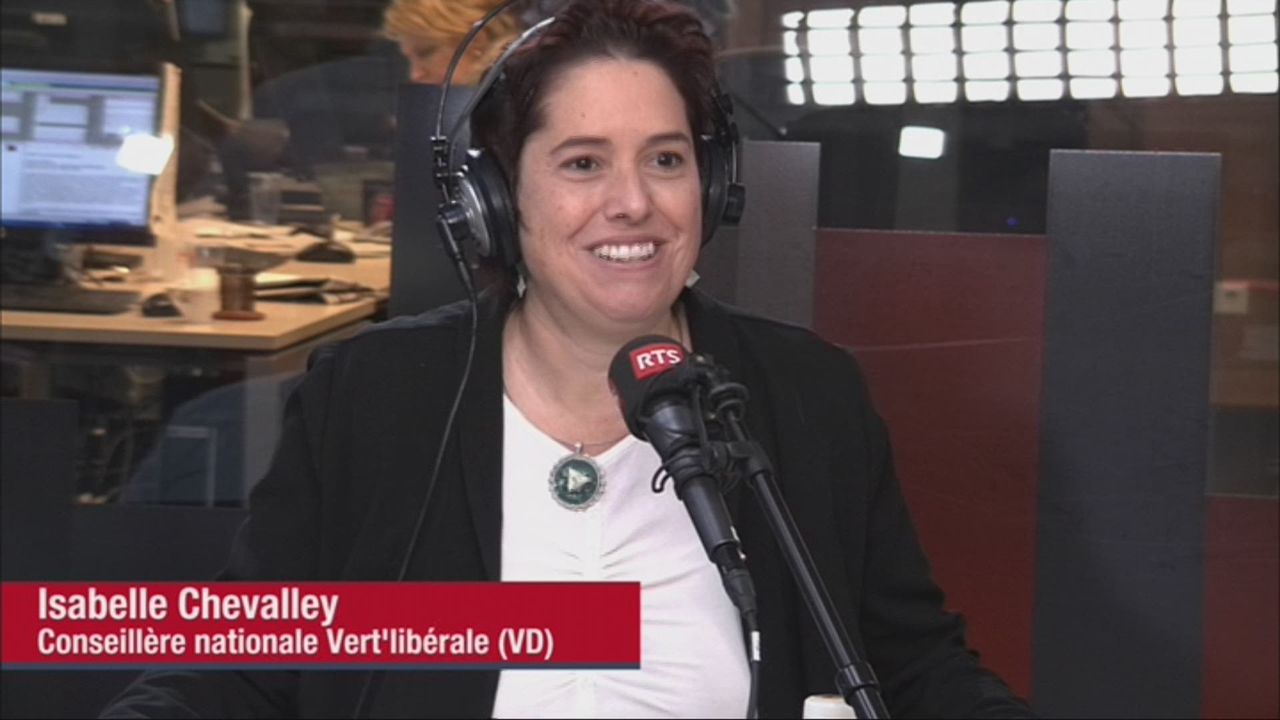 Isabelle Chevalley, conseillère nationale vert'libérale vaudoise (vidéo) [RTS]