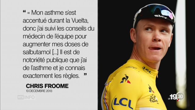 Cyclisme: Chris Froome soupçonné de dopage par l’UCI [RTS]