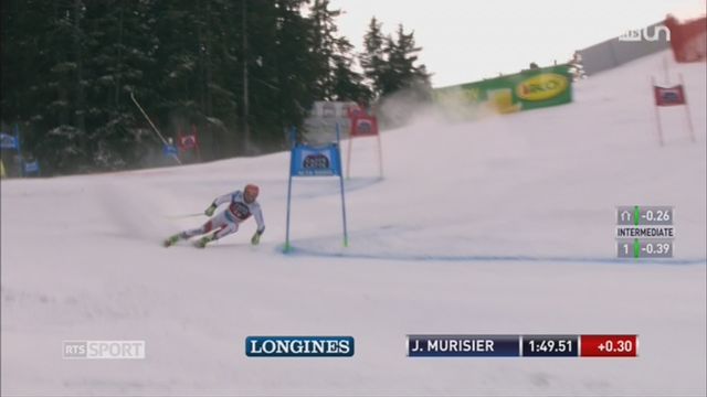 Ski - Géant d'Alta Badia: Justin Murisier termine 4ème [RTS]