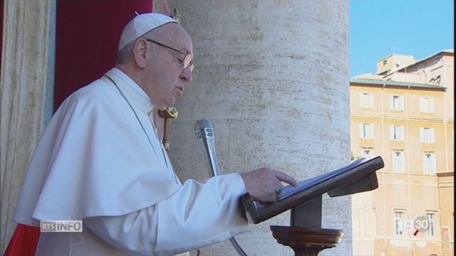 Urbi et orbi: le pape appelle à la "paix pour Jérusalem" [RTS]