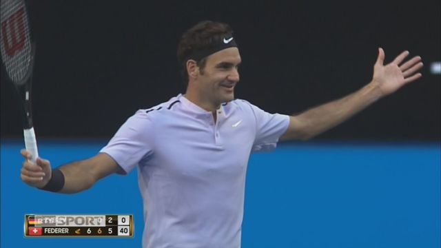 Allemagne - Suisse, Zverev battu par Federer ( 7-6 0-6 2-6 ) [RTS]