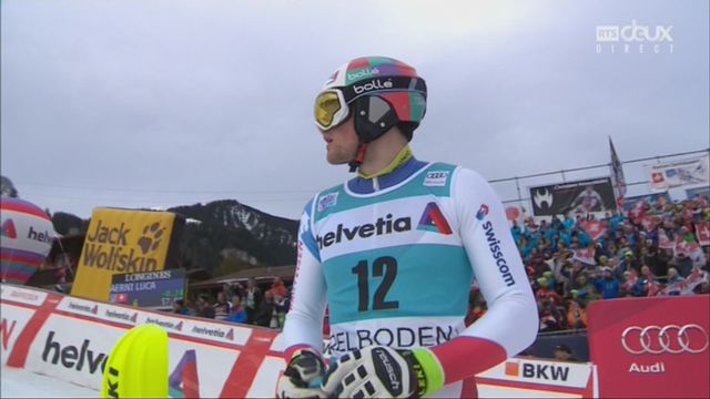 Adelboden (SUI), slalom masculin, 2e manche: Daniel Yule (SUI) [RTS]