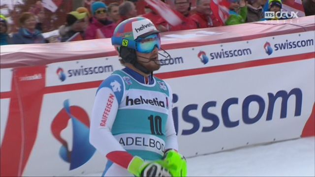 Adelboden (SUI), slalom masculin, 2e manche: Luca Aerni (SUI) [RTS]