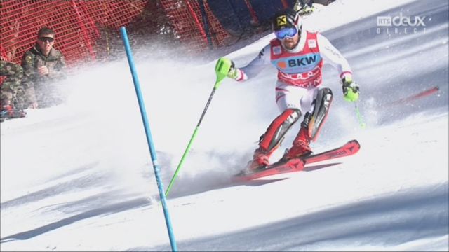 Wengen (SUI), 2e manche de slalom: Marcel Hirscher (AUT) s'impose aisément [RTS]