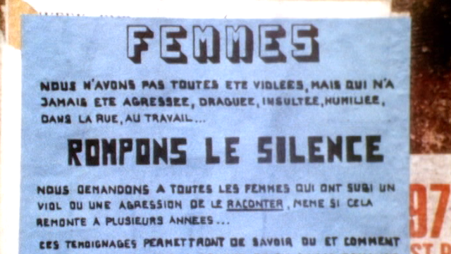 Affiche d'action féministe du Centre-Femmes de Genève, 1979. [RTS]