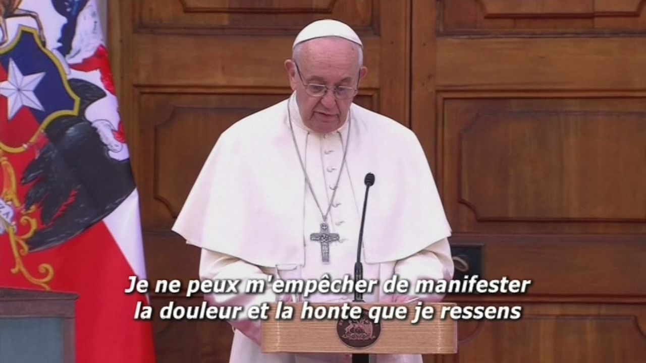 Le pape dit sa "honte" devant les fidèles chiliens [RTS]