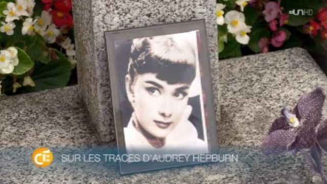 Tombe d'Audrey Hepburn à Tolochenaz. [RTS]