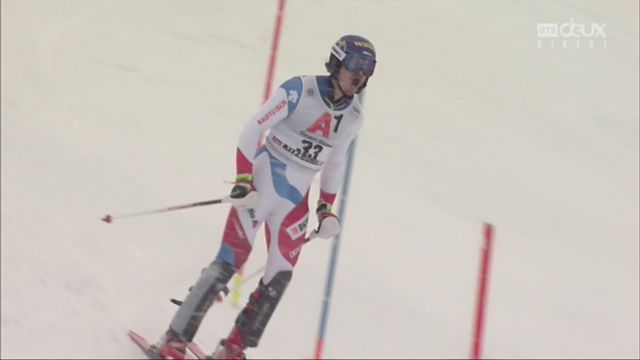 Kitzbuehel (AUT), slalom messieurs 2e manche: Marc Rochat (SUI) [RTS]