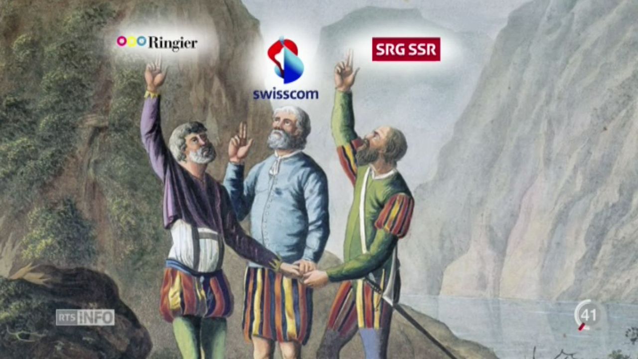 La SSR, Ringier et Swisscom créent l’évènement en s’alliant dans le domaine publicitaire [RTS]