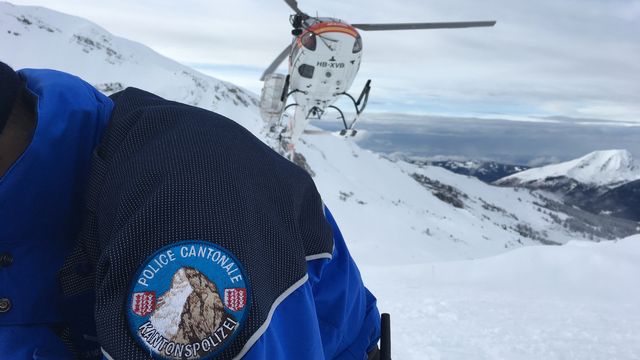 Opération de secours dans les Alpes valaisannes (image d'illustration). [Police cantonale du Valais]