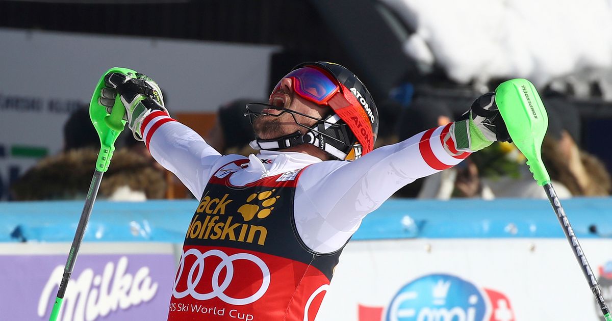Ski: Hirscher gagne le globe du slalom, premier podium pour Zenhäusern