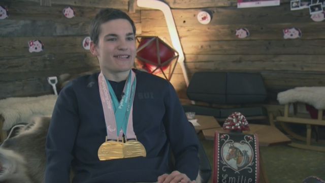 Le Valaisan Théo Gmür, triplé champion paralympique à PyeongChang, se confie [RTS]