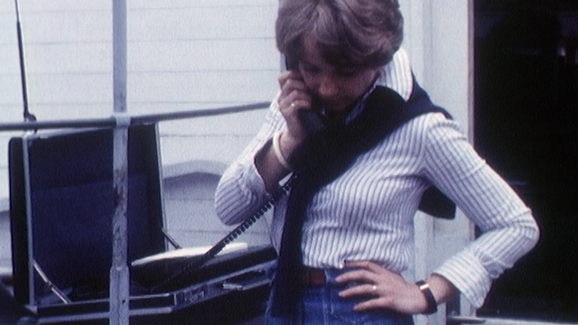 La valise téléphonique, une nouveauté technologique présentée au printemps 1978. [RTS]