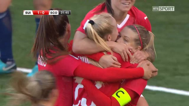 Football féminin, Suisse - Ecosse (1-0): les Suissesses s'imposent [RTS]