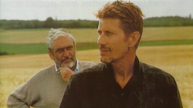 Jacques Dutronc et Maurice Pialat sur le tournage de "Van Gogh". [RTS]