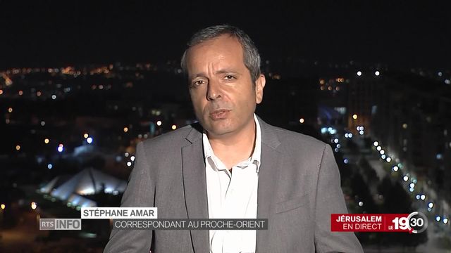 Ambassade Jérusalem: les précisions de Stéphane Amar, depuis Jérusalem 1-2 [RTS]
