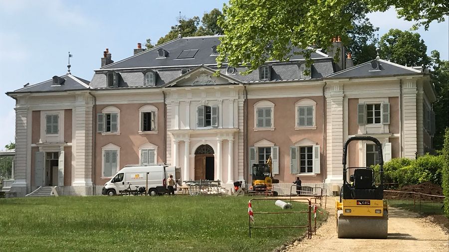 Le Château de Voltaire, à Ferney-Voltaire, est en travaux depuis trois ans.