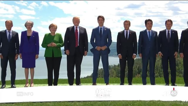 Canada G7: ce sommet se déroule sur fond de tensions entre les Etats-Unis et ses partenaires [RTS]