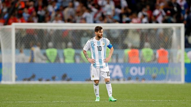 L'Argentine de Lionel Messi n'a pas le droit à l'erreur face au Nigeria. [Ricardo Mazalan - Keystone]