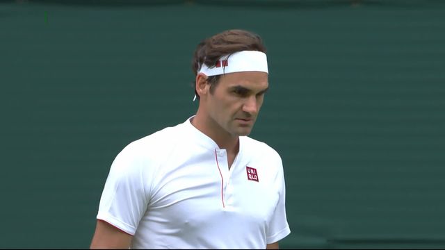 2e tour, R.Federer (SUI) – L.Lacko (SVK) (6-4. 6-4): Federer gagne le deuxième set sur un ace [RTS]