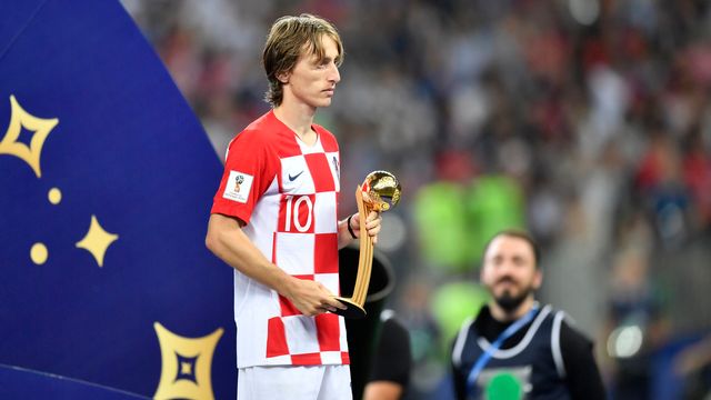 Luka Modric a été élu meilleur joueur du tournoi. [Martin Meissner - Keystone]