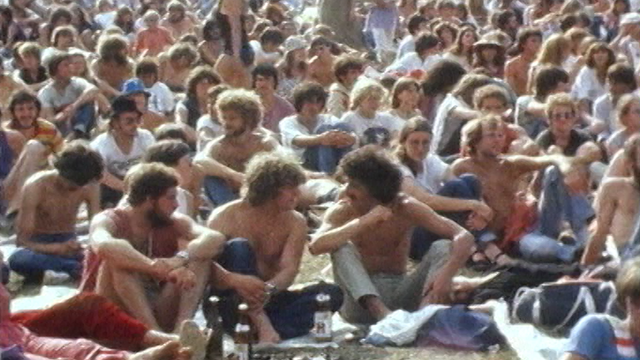 Le Paleo Festival de Nyon dans les années 80. [RTS]
