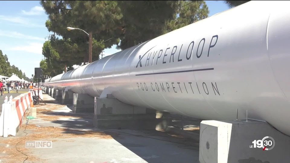 Hyperloop is Elon Musk's crazy project.  A competition in Los Angeles where an EPFL team is in the spotlight [RTS]