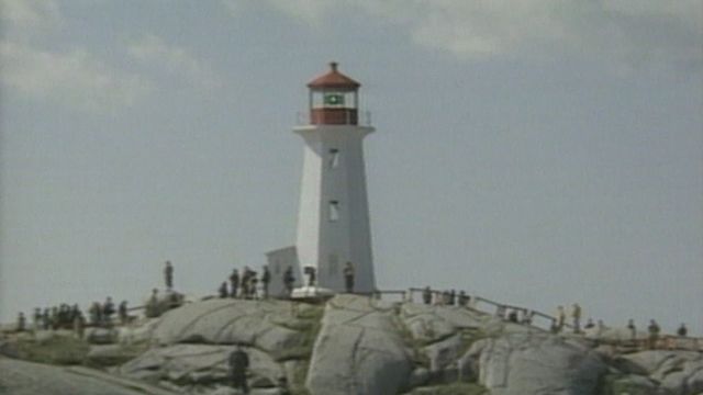 Le phare de Peggy's Cove au Canada. [RTS]